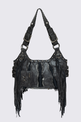 Suki Fringe Faux Shoulder Bag