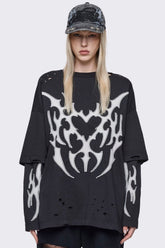 Luvx Black Layered T-Shirt