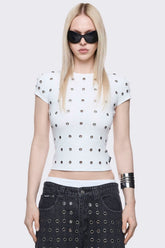 Rogue White Baby Tee