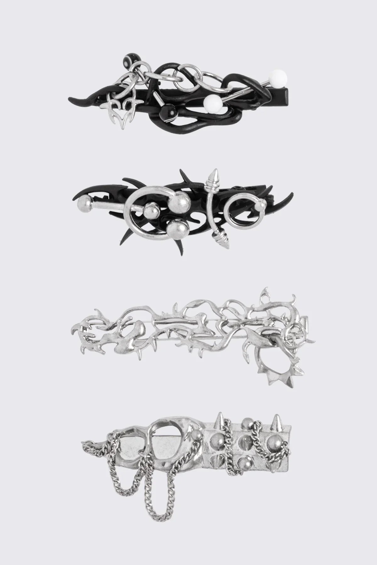 Elysium Metal Hair Clip Set