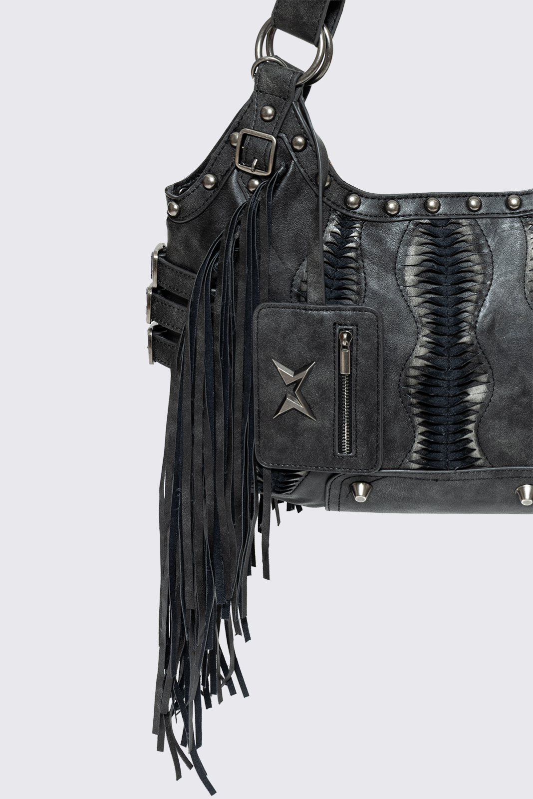 Suki Fringe Faux Shoulder Bag