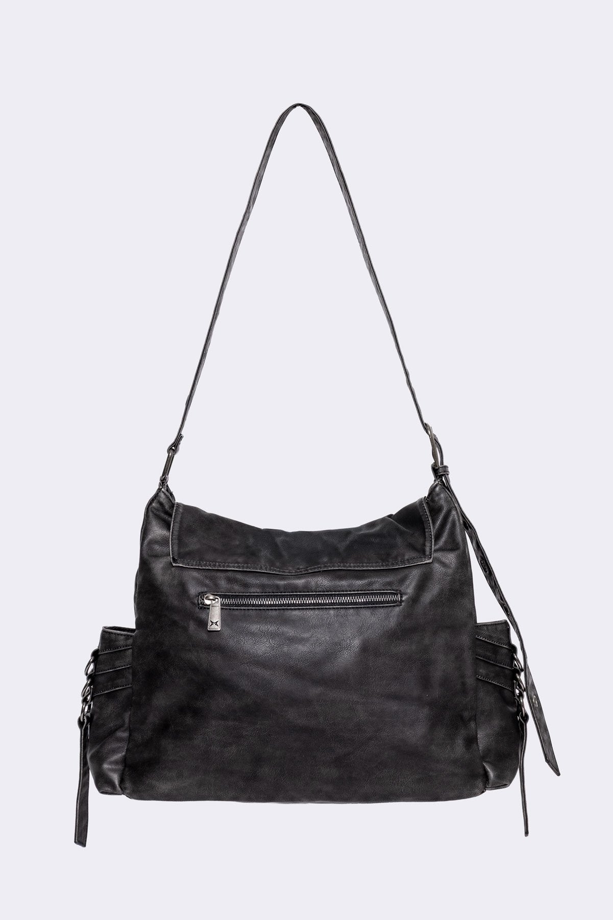 Ritual Washed Studded Messenger Bag