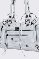Pitch Grey Shoulder Bag