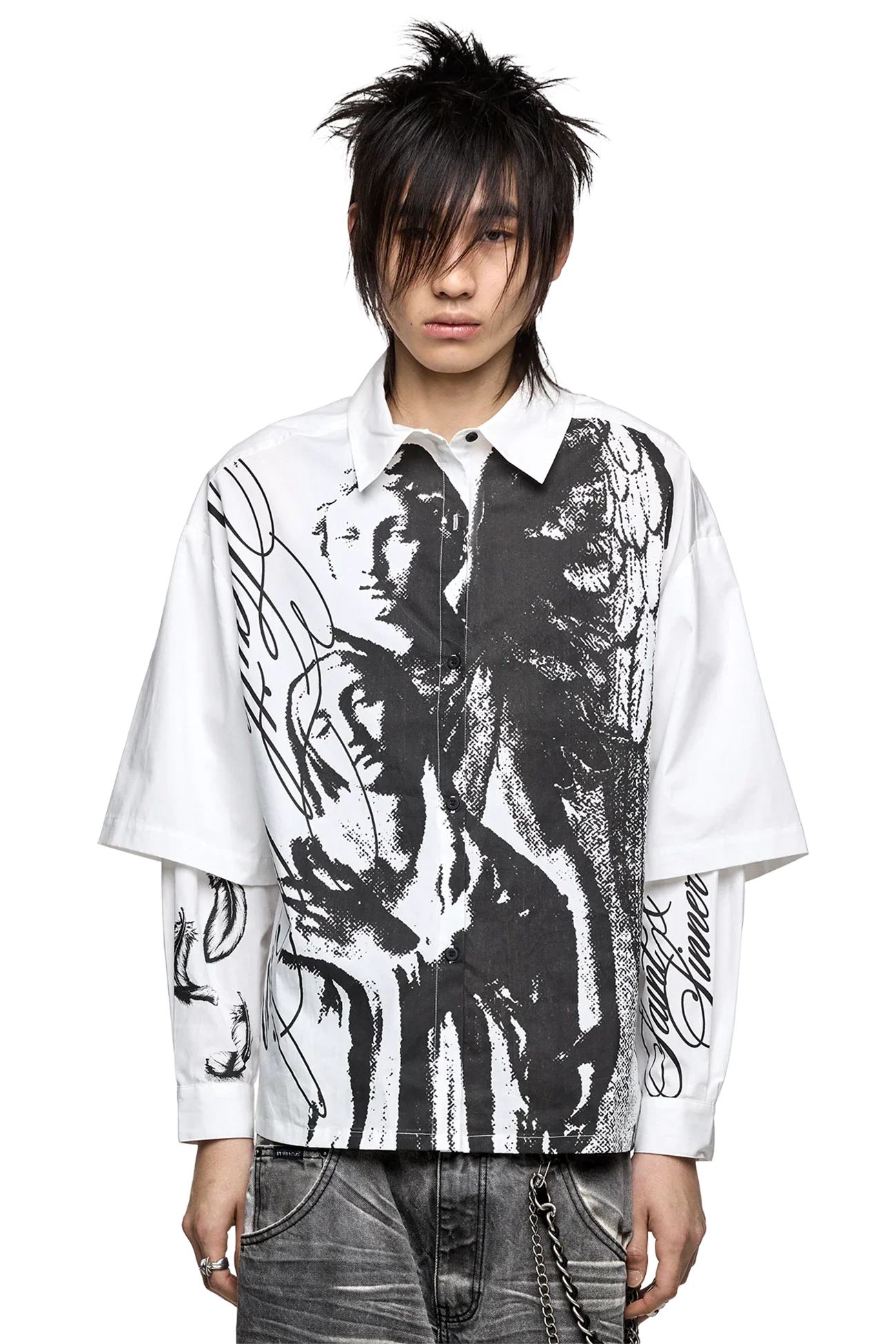 Faith & Sin Layered Shirt