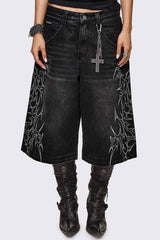 Blaze Graphic Washed Jorts