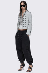 Cadence Worn Grey Hussar Jacket