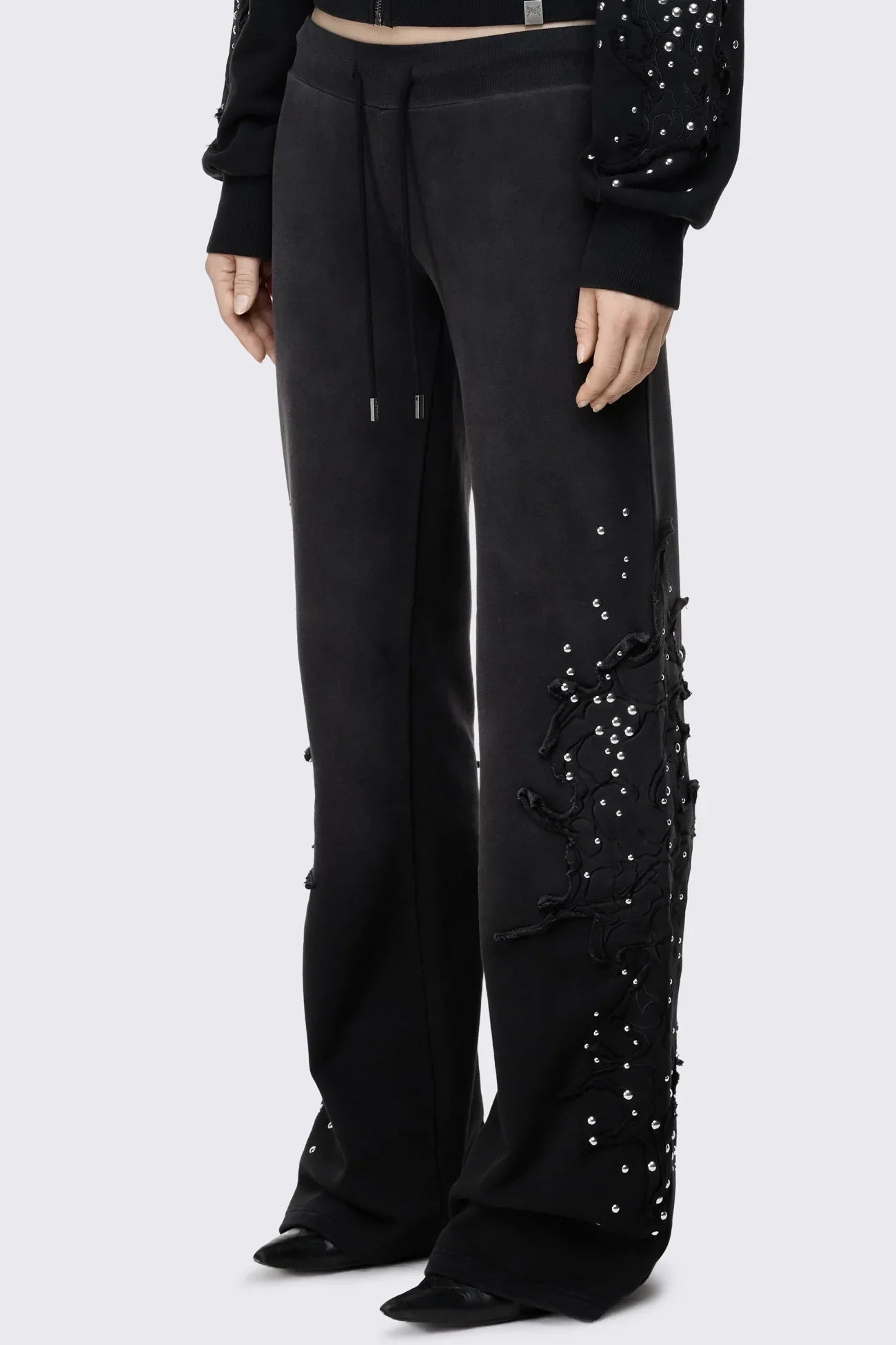 Breathe Sigil Studded Patch Bootcut Sweatpants
