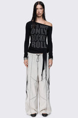 Void Grey Sigil Graphic Tech Pants