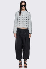 Cadence Worn Grey Hussar Jacket