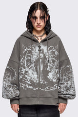 Ascension Grey Zip Up Hoodie