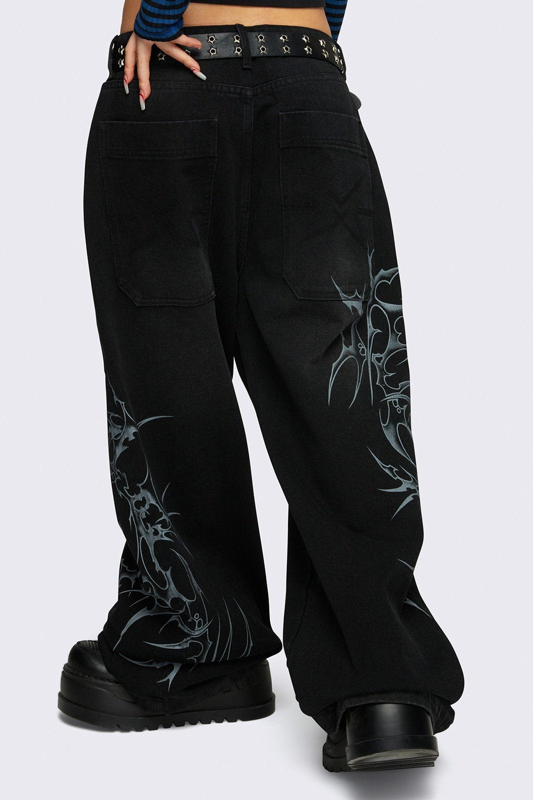 Blaze Graphic Baggy Jeans