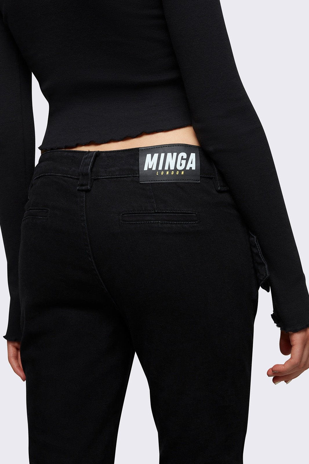 Gia Belted Flared Jeans