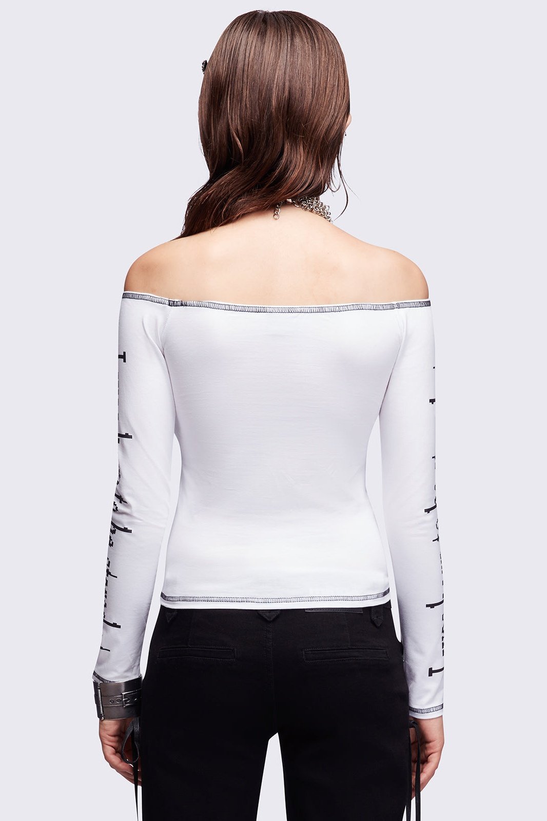 Look at Me White Off-Shoulder Top