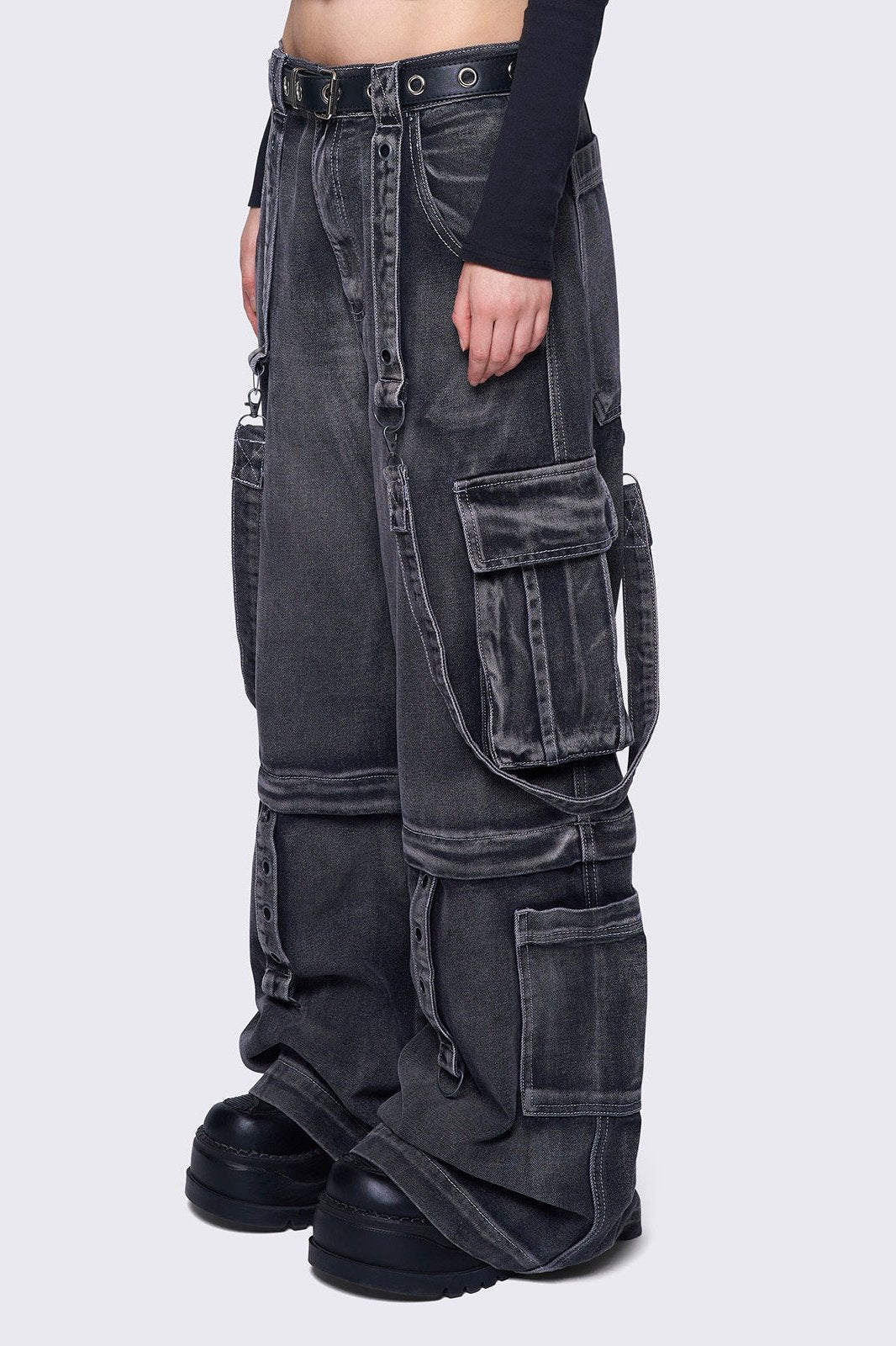 Trek Grey Cargo Jeans
