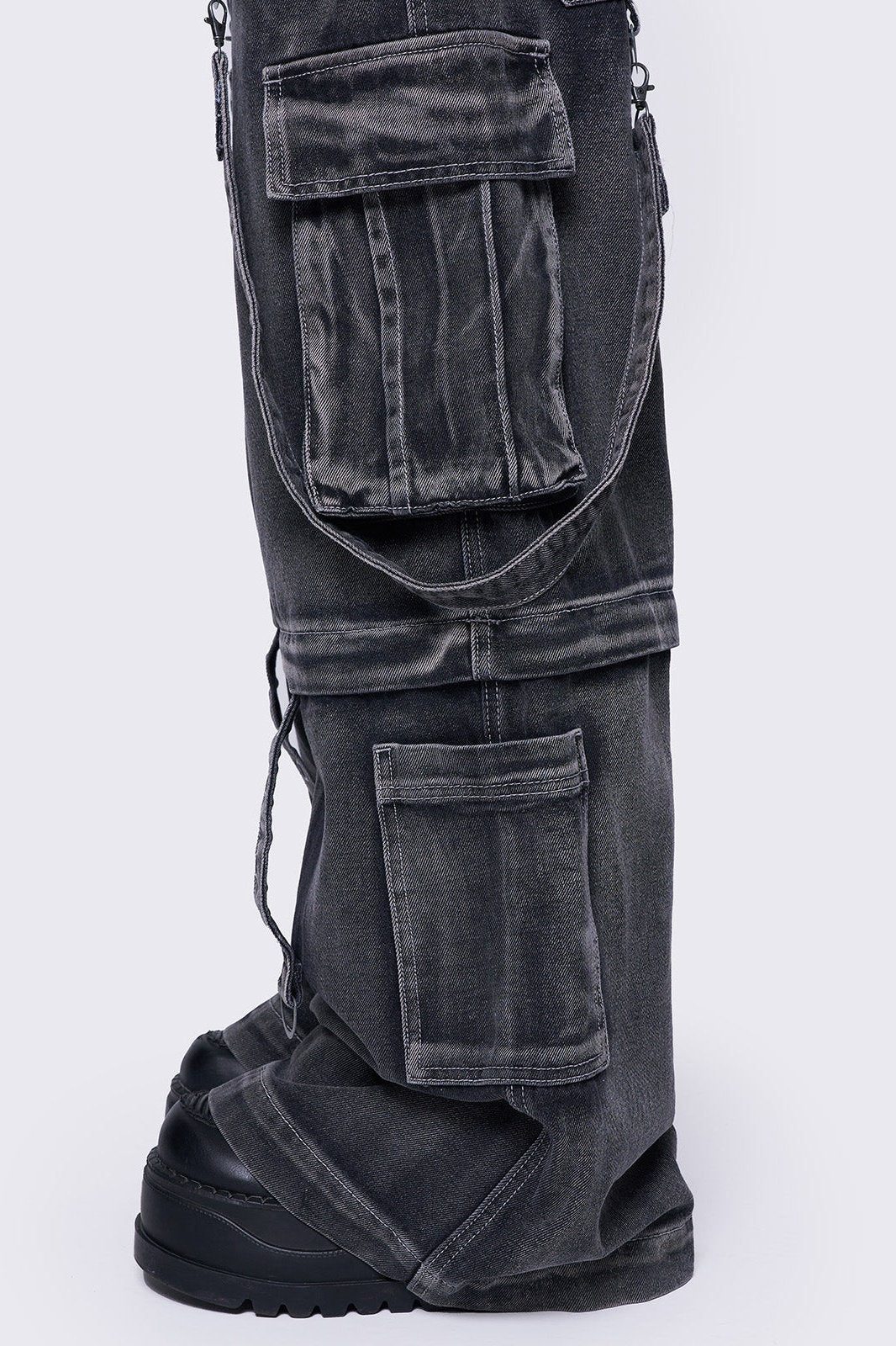 Trek Grey Cargo Jeans
