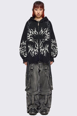 Abyx Knitted Zip-Up Hoodie