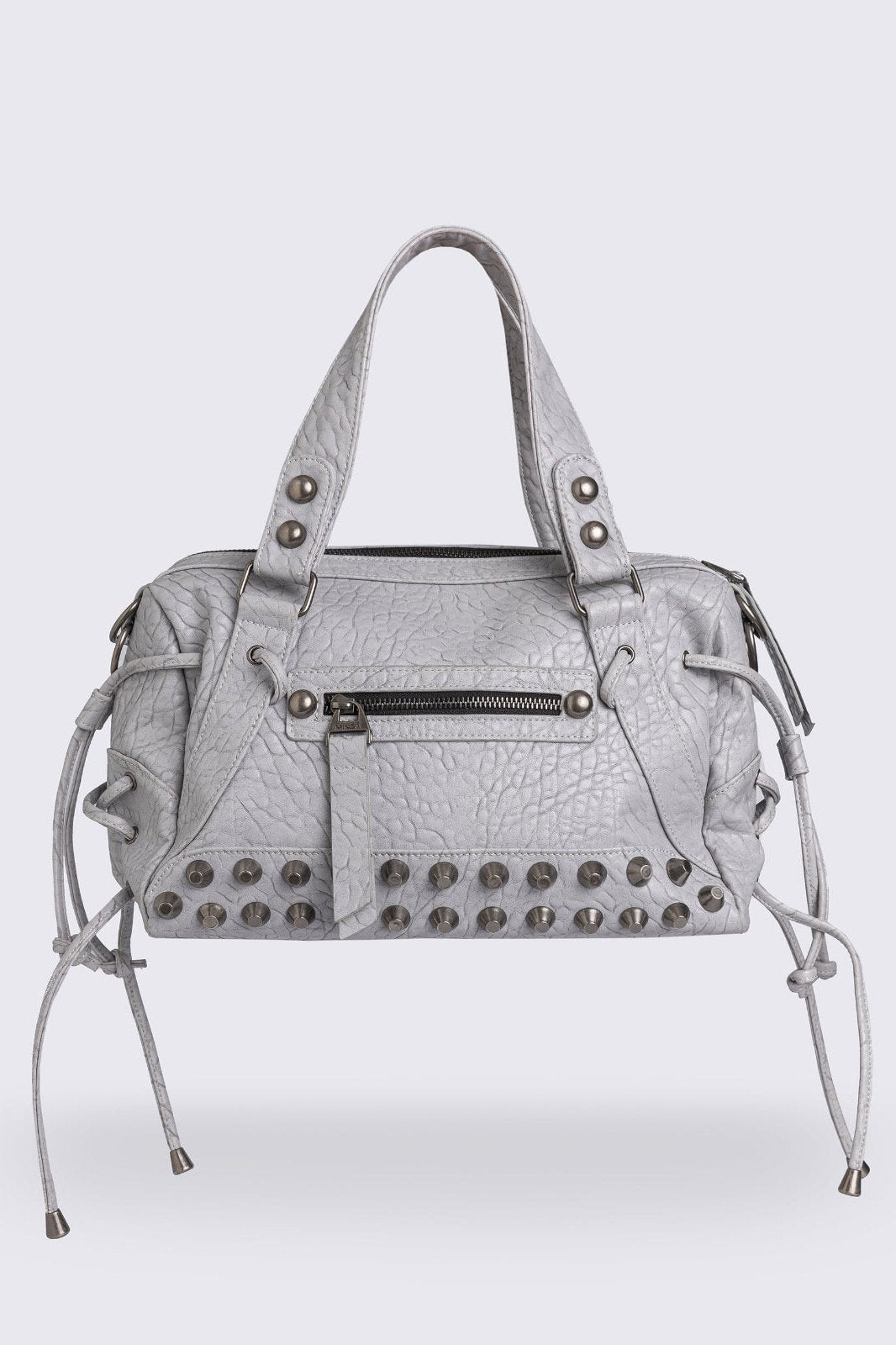 Alba Studded Faux Leather Shoulder Bag