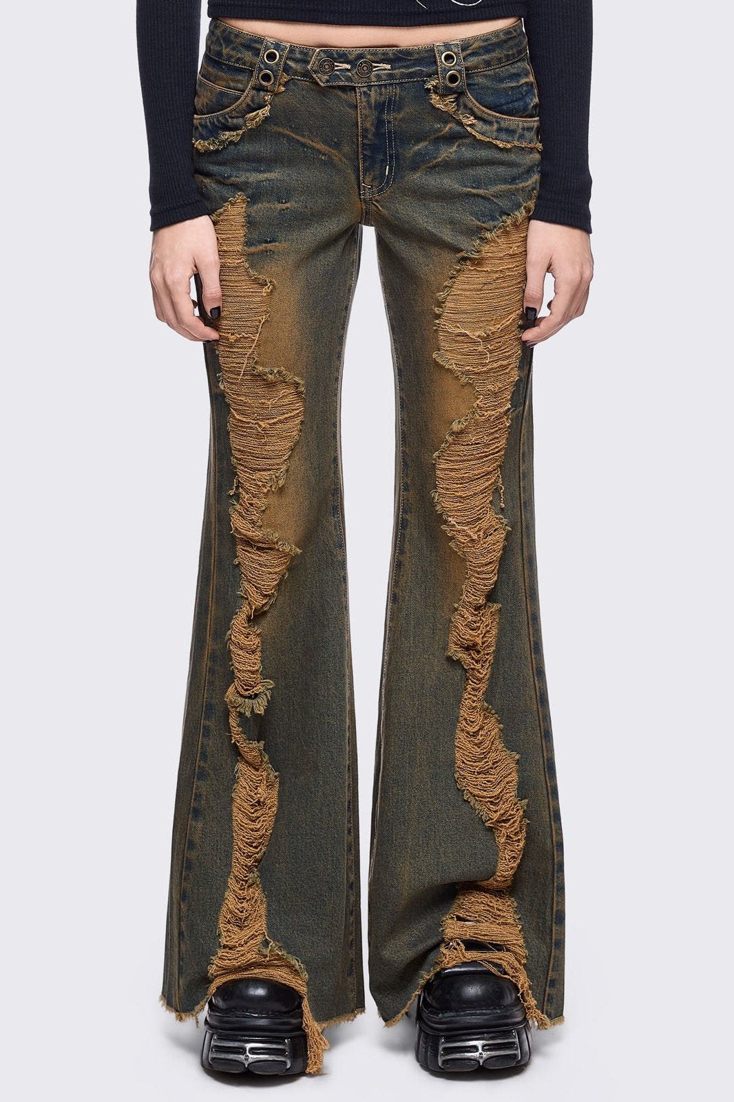 Brooke Blue Flared Jeans