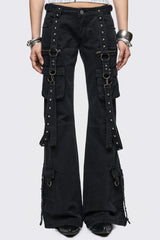 Bruise Cargo Flared Jeans