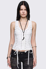Courtney Lace-Up Top