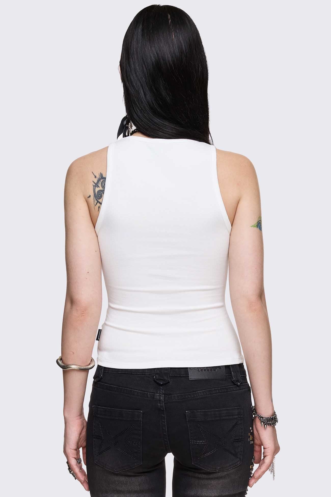 Courtney Lace-Up Top