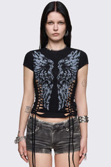 Dynasty Cut-Out Baby Tee