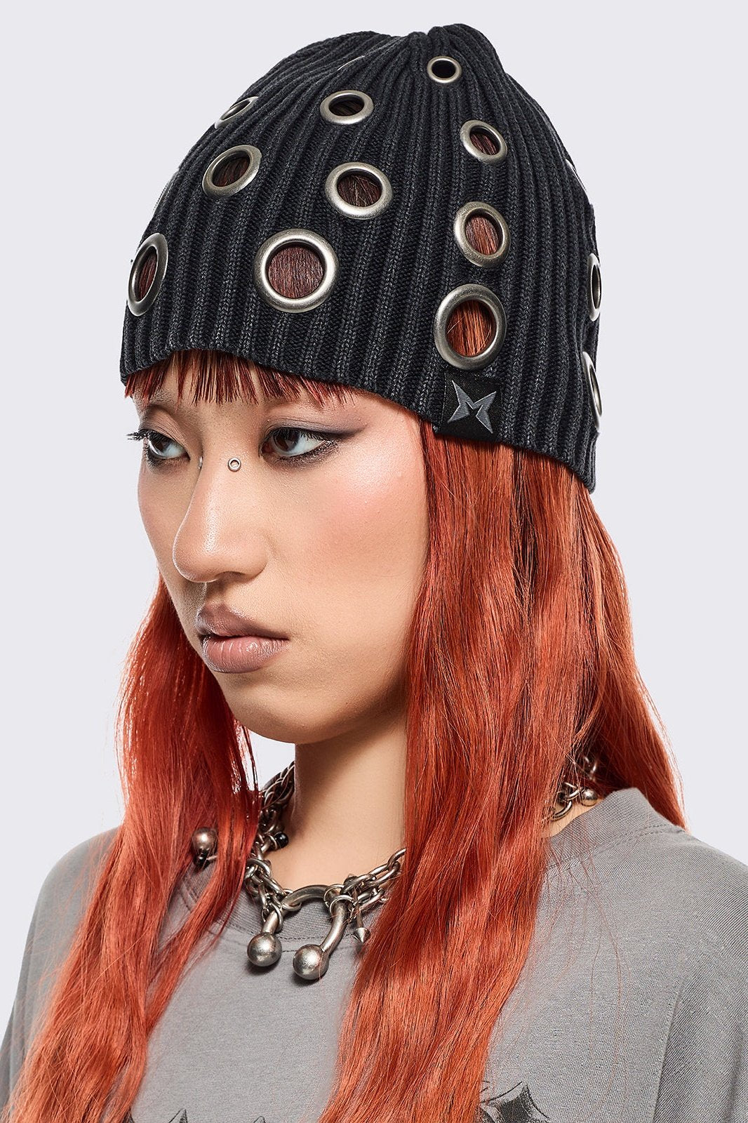 Elektra Black Beanie