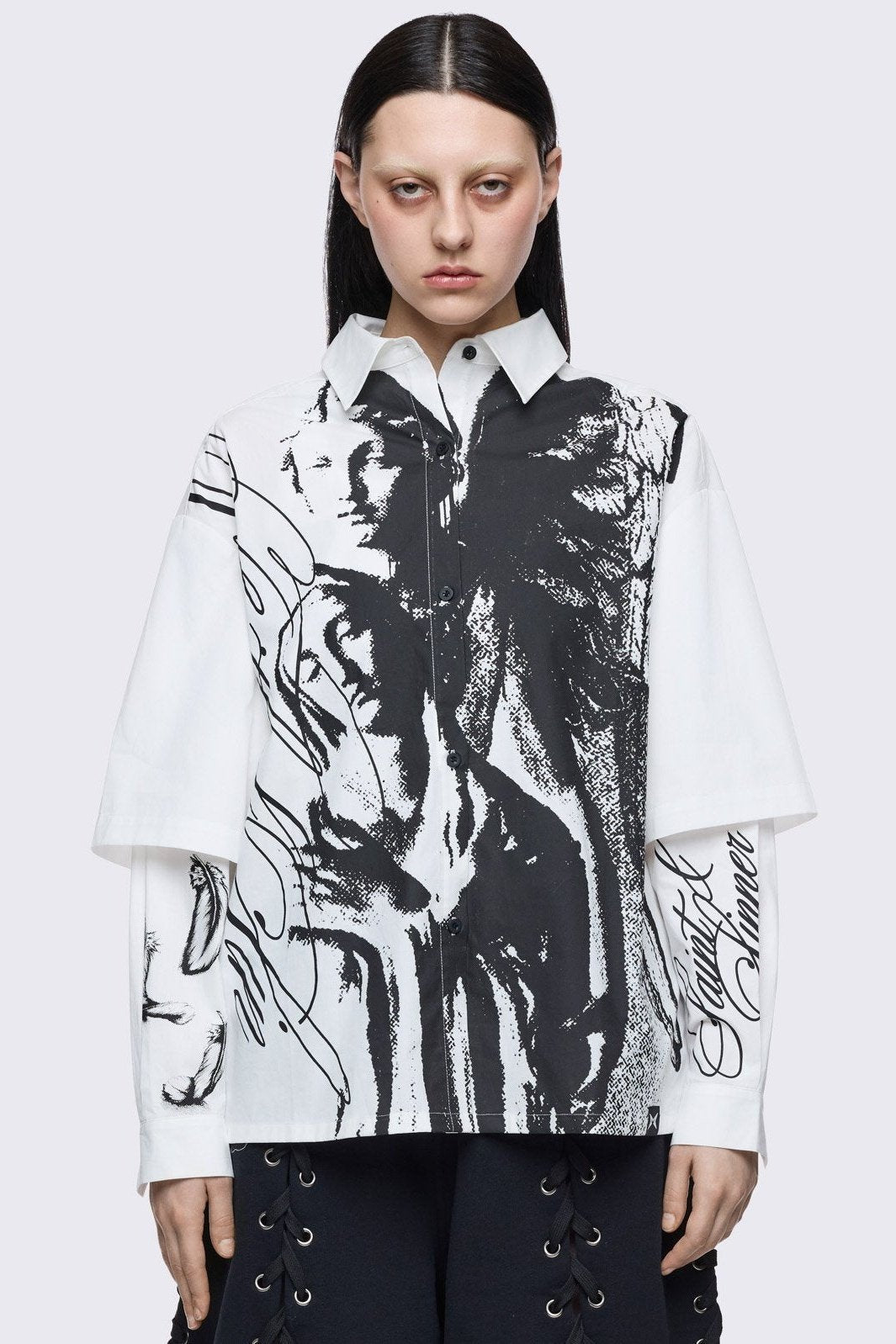 Faith & Sin Layered Shirt