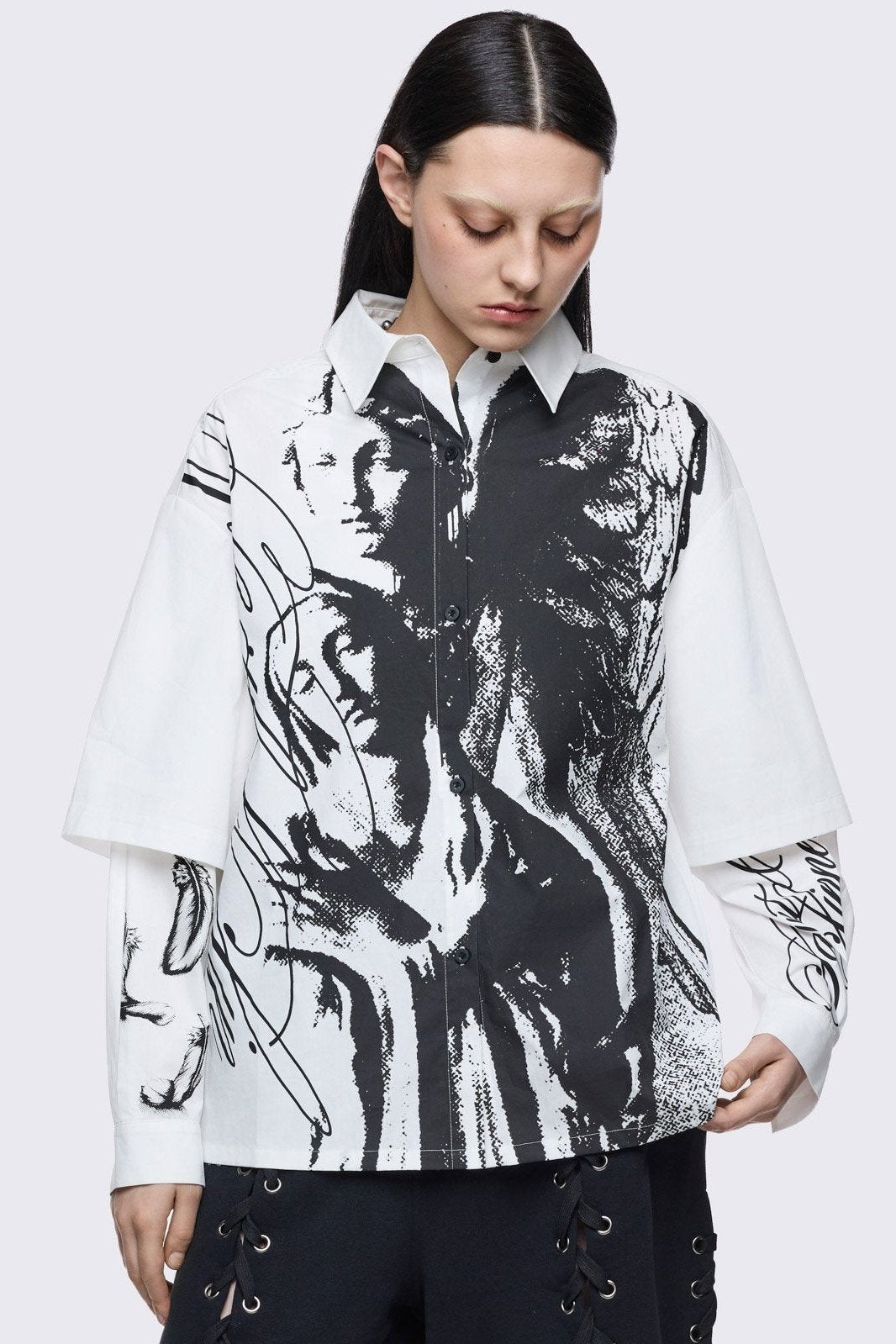 Faith & Sin Layered Shirt