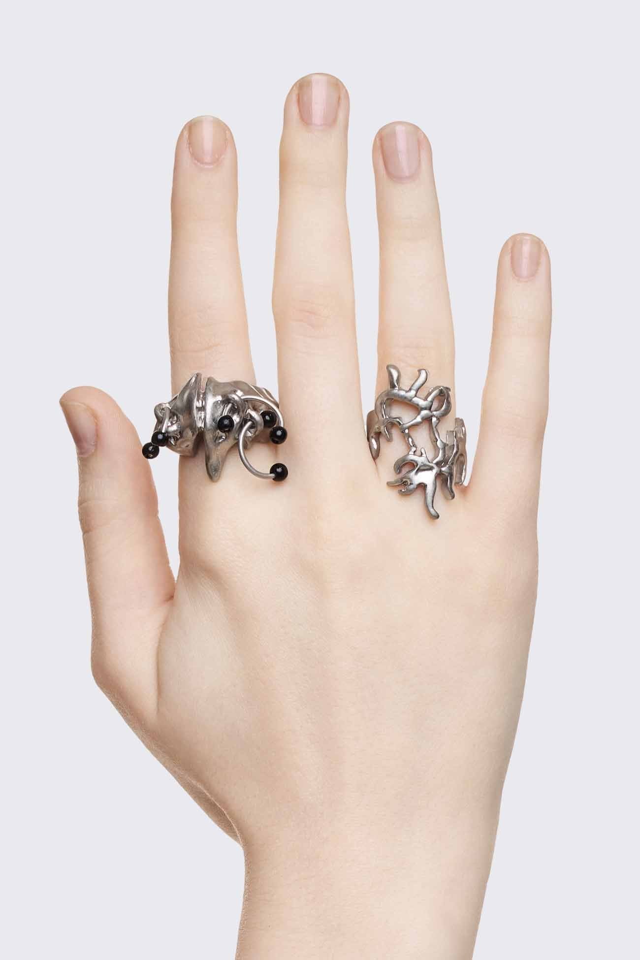 Glassy Ring Set