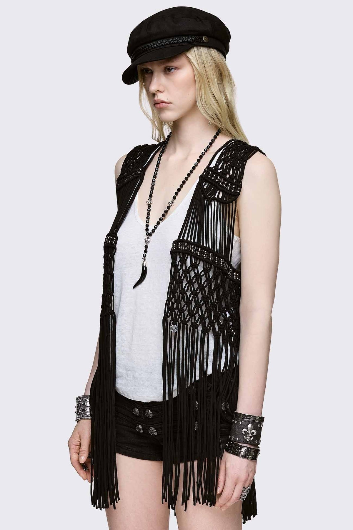 Ingrid Macrame Waistcoat