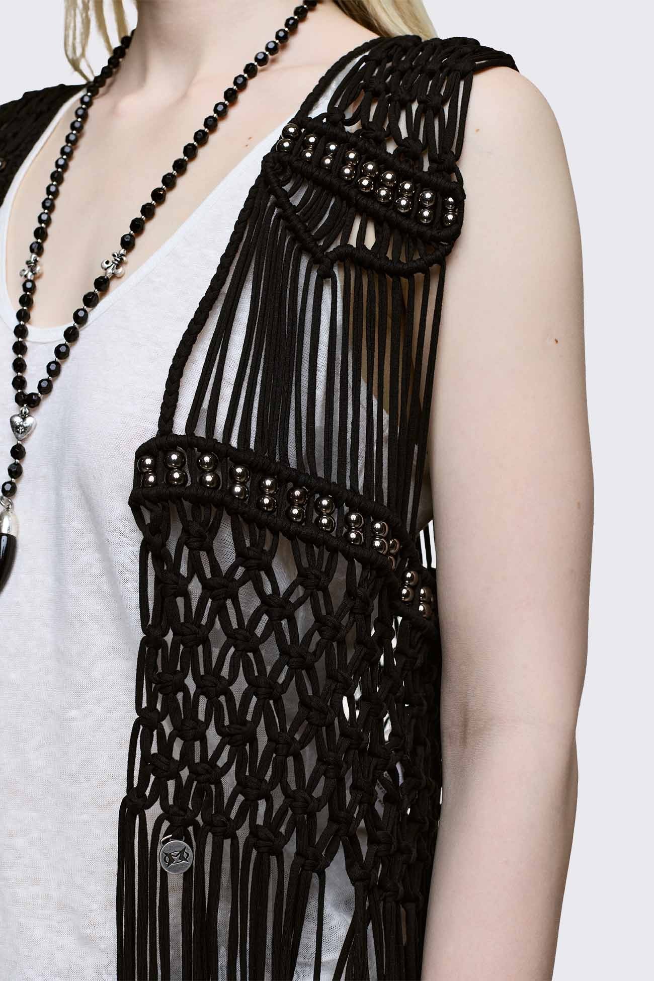 Ingrid Macrame Waistcoat