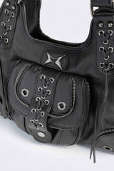 Jules Faux Leather Shoulder Bag