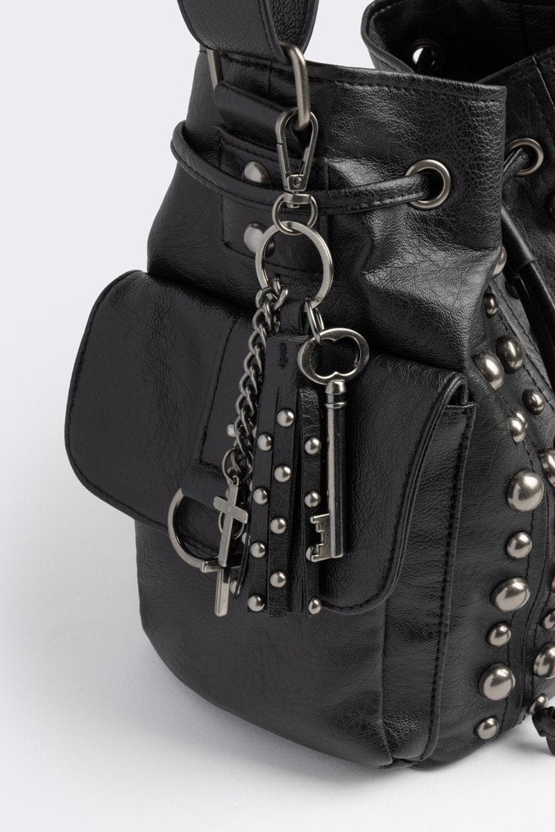Kara Faux Leather Bucket Bag