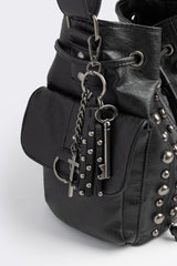 Kara Faux Leather Bucket Bag