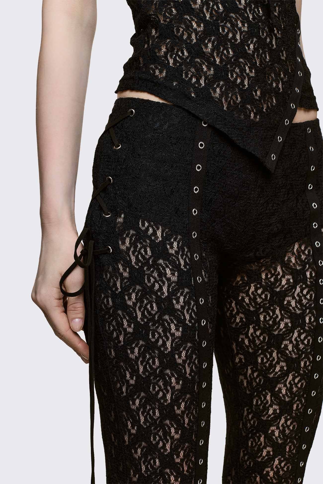 Moor Lace Flared Pants
