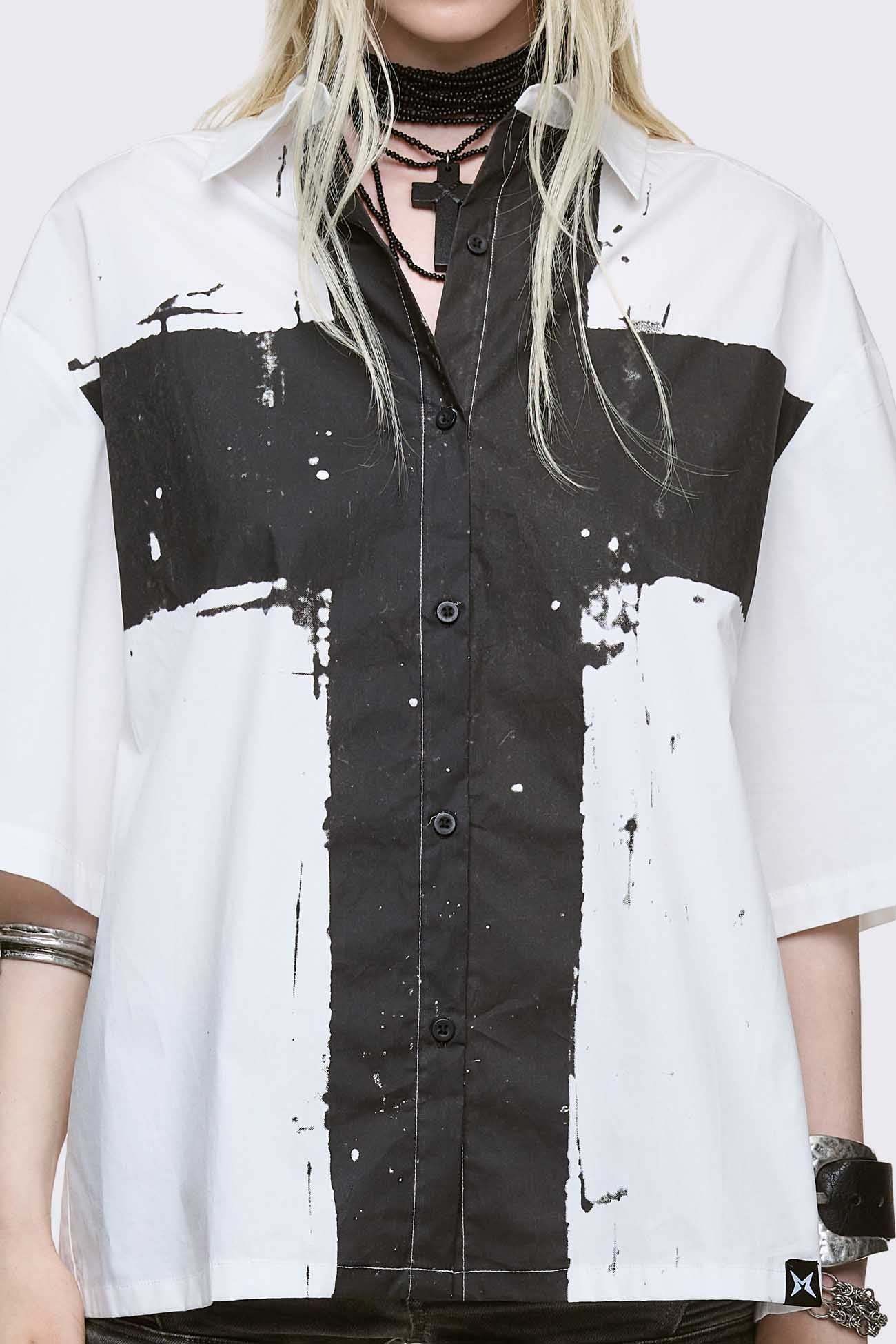 Never Saint White Shirt