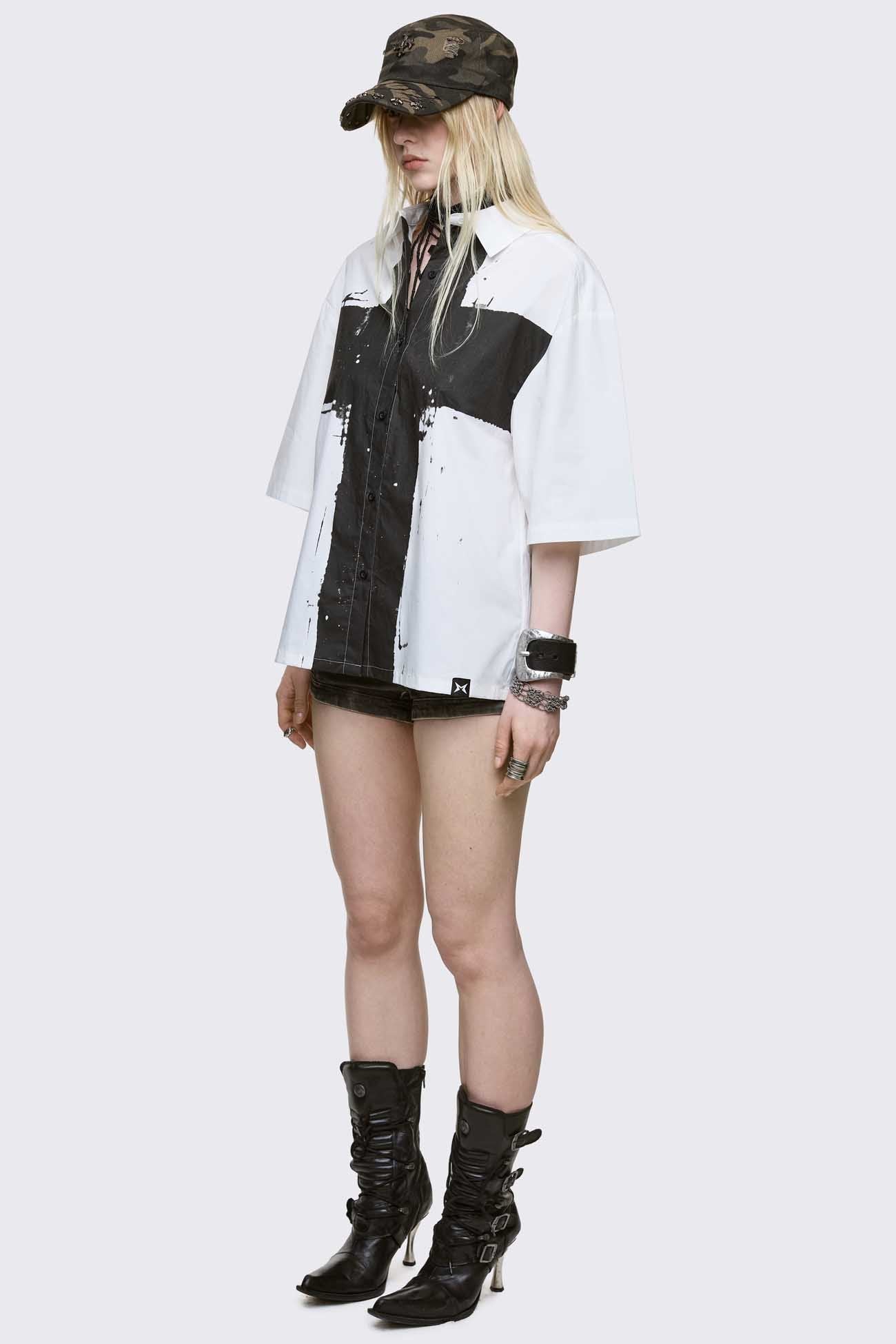 Never Saint White Shirt