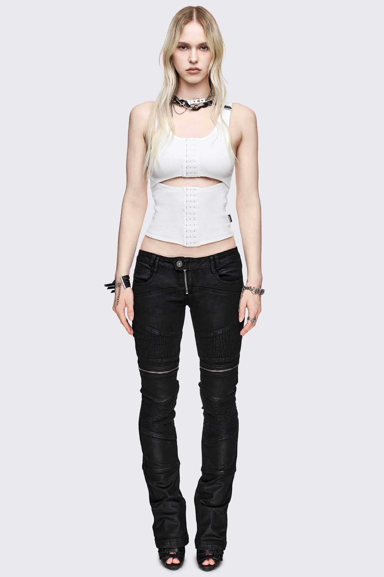 No Escape White Vest Top