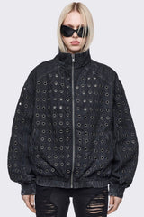 Rogue Denim Bomber Jacket
