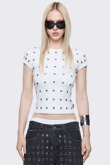 Rogue White Baby Tee