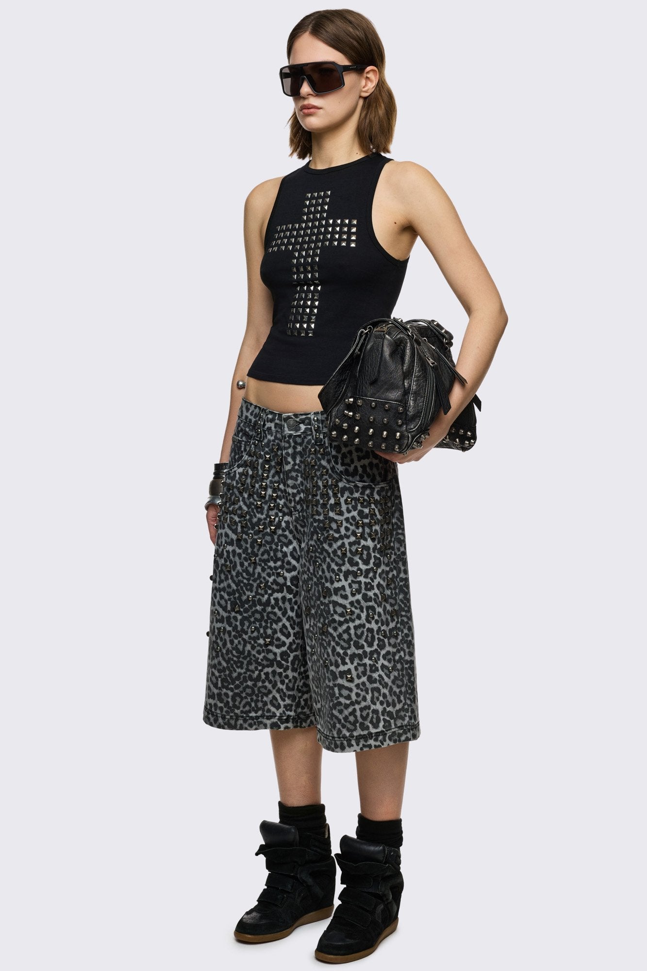 Salvation Slashed Vest Top