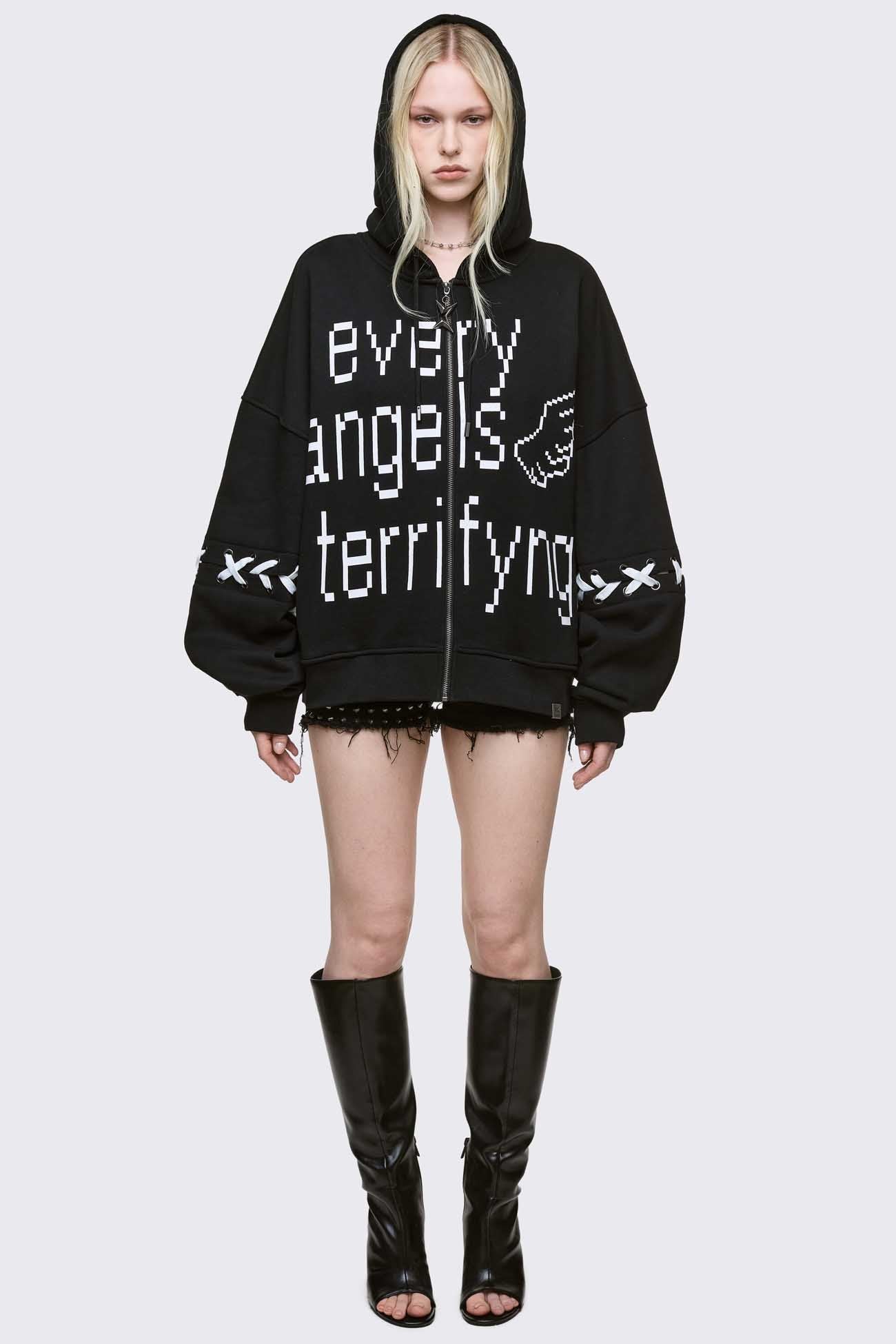 Terrifying Angels Zip Up Hoodie
