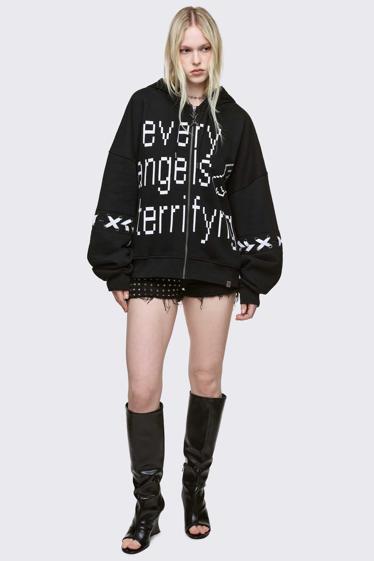 Terrifying Angels Zip Up Hoodie