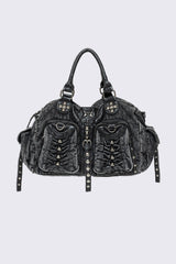 Vicious Denim Shoulder Bag