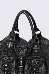 Vicious Denim Shoulder Bag