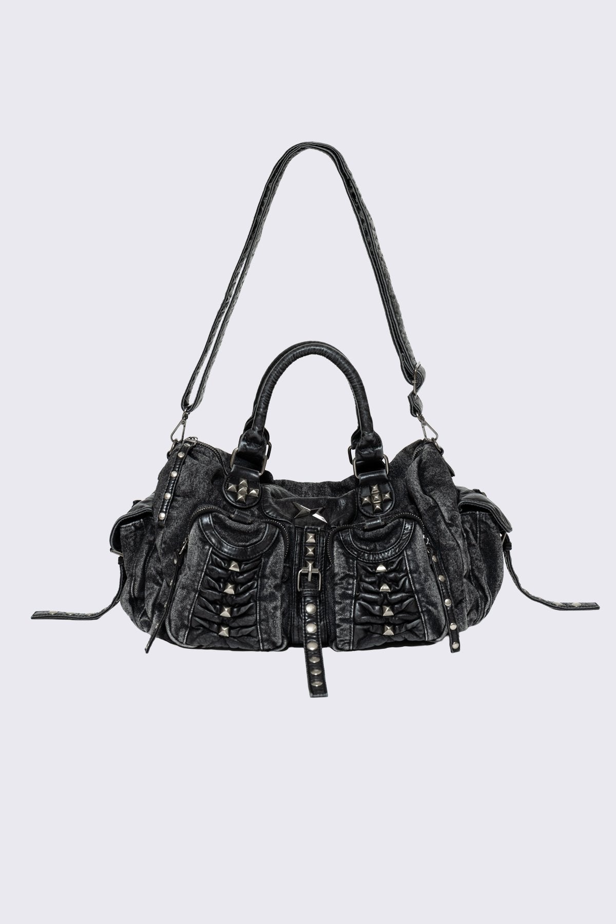 Vicious Denim Shoulder Bag