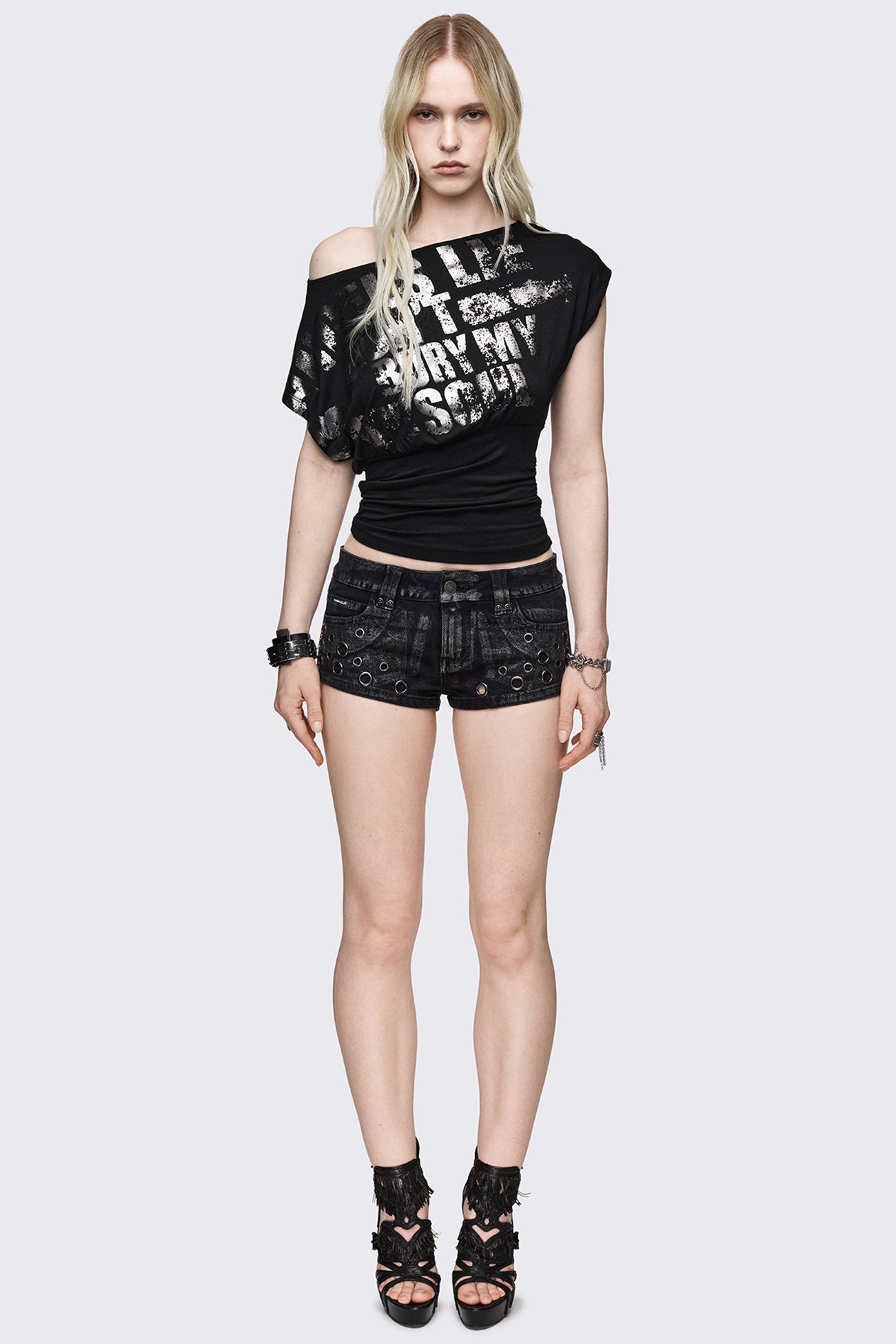Void Mini Denim Shorts