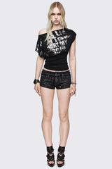 Void Mini Denim Shorts