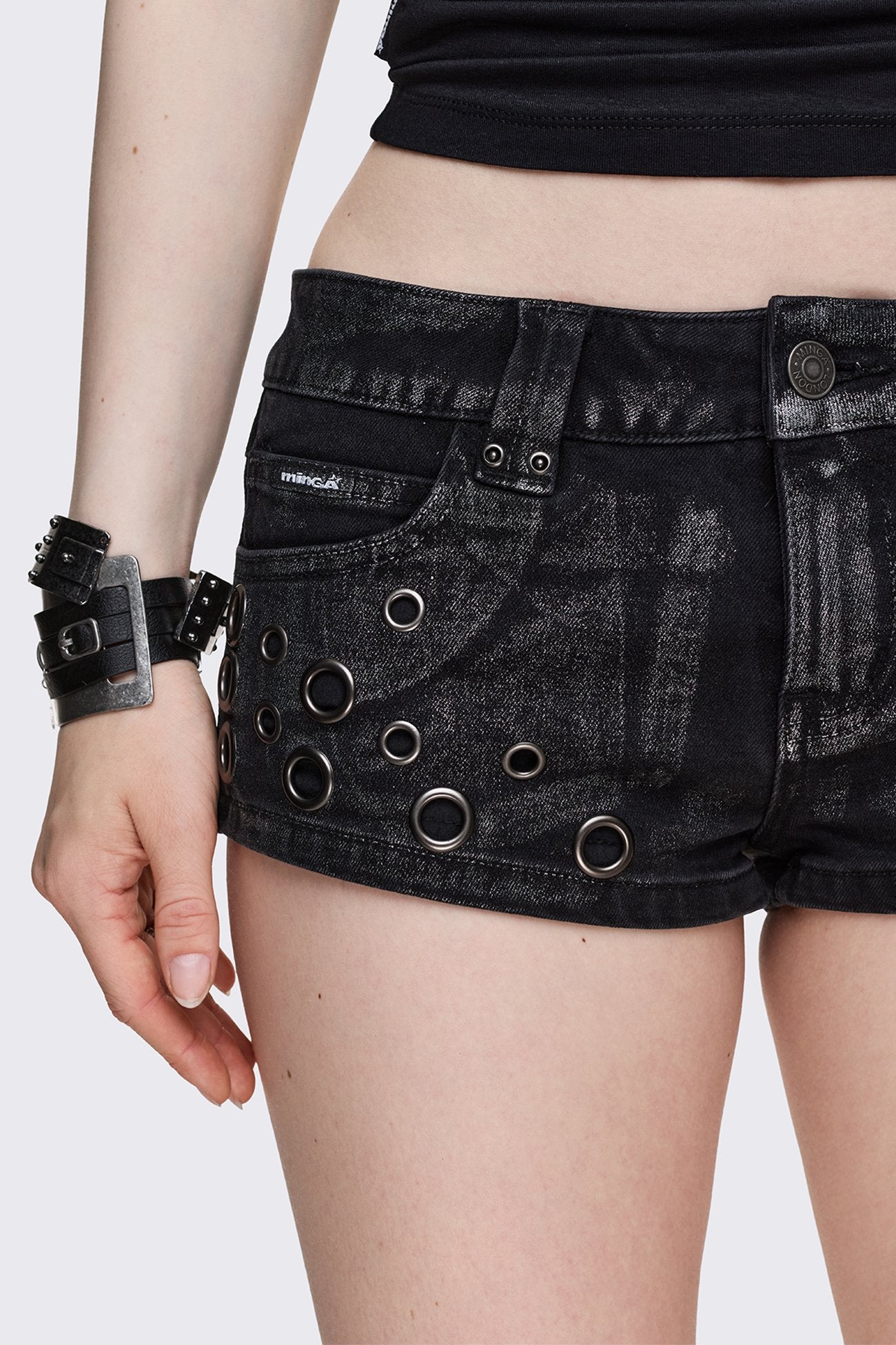Void Mini Denim Shorts